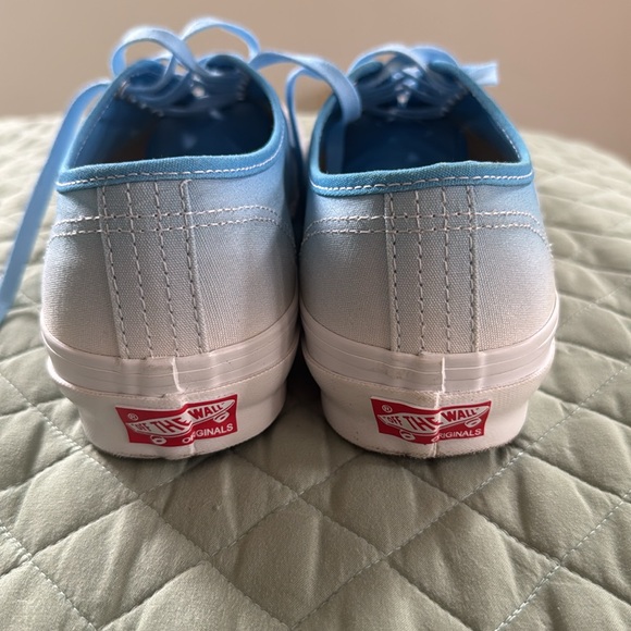 Vans OG Authentic LX 'Dip Dye - Alaskan Blue White' Size 9 Men’s - Picture 5 of 6